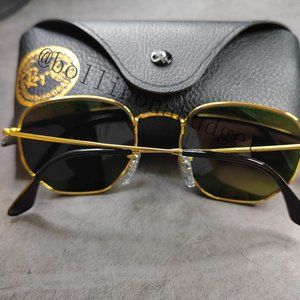 🌺Ray-Ban 3548 52mm Golden Purple Sunglasses (1